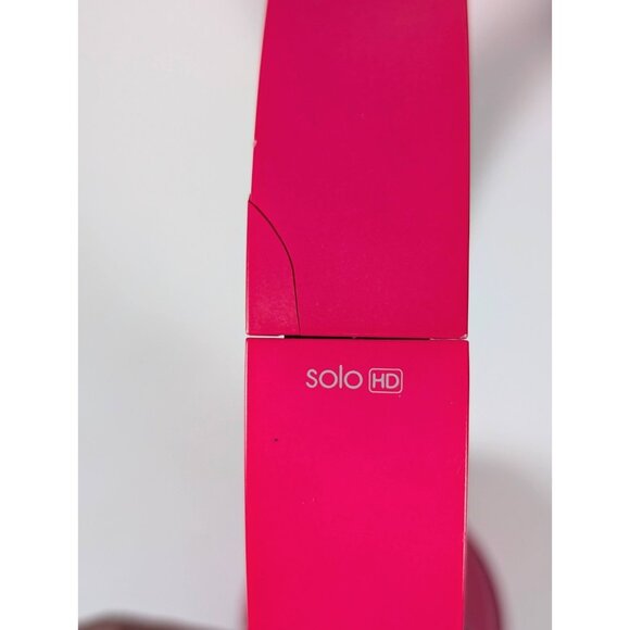 Beats by Dr. Dre Solo HD Wired On-Ear Headphones Hot Pink with Case Corded - Picture 7 of 7